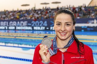 Lisa Mamié a décroché au total quatre médailles lors de différents Championnats d'Europe. KEYSTONE/PATRICK B. KRAEMER