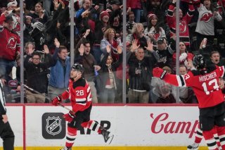 Timo Meier buteur face aux Islanders KEYSTONE/AP/Yuki Iwamura