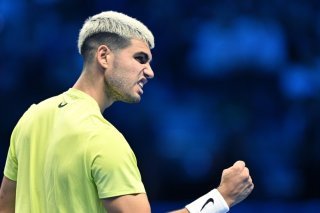 Carlos Alcaraz a renversé Taylor Fritz pour cueillir son 2e succès dans le Masters 2025 KEYSTONE/EPA/ALESSANDRO DI MARCO