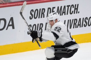 Kevin Fiala a inscrit son 8e but de la saison mardi à Montréal KEYSTONE/AP/Christinne Muschi