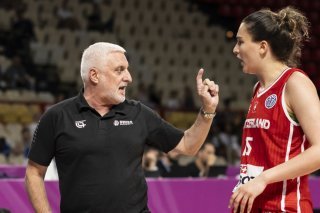 François Gomez et ses joueuses rentrent d'Angleterre avec une défaite (archives). KEYSTONE/ALESSANDRO DELLA VALLE