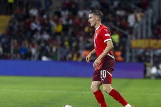 Michel Aebischer épaulera Granit Xhaka dans l'entrejeu suisse (archives). KEYSTONE/SALVATORE DI NOLFI