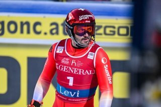 Loc Meillard et les Suisses ont manqué le coche dans le slalom de Levi KEYSTONE/EPA/KIMMO BRANDT