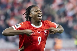 Johan Manzambi aura l'occasion de briller sous la pluie de Pristina (archives). KEYSTONE/CYRIL ZINGARO