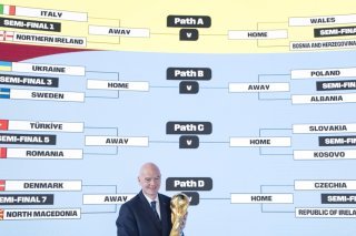 L'Italie sera opposée à l'Irlande du Nord en demi-finales des barrages KEYSTONE/EPA/CLAUDIO THOMA