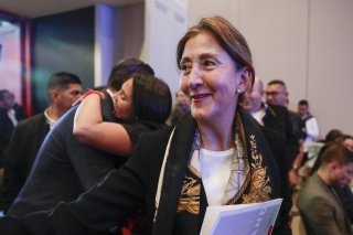 L'ex-otage des FARC, Ingrid Betancourt sera en lice aux élections de 2026. KEYSTONE/EPA/Carlos Ortega
