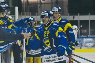 Maxime Mariéthoz (numéro 29) et Arosa défient Sierre à Graben ce mardi soir.