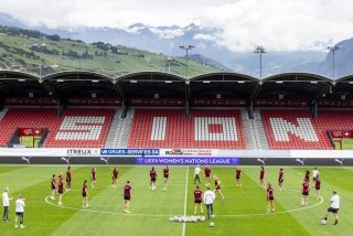L'équipe de Suisse féminine, de passage à Sion au mois de juin, a sans doute contribué à l'engouement pour le football féminin en Valais