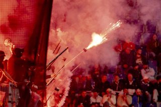 Les supporters du FC Sion se sont fait remarquer à la Tuilière.