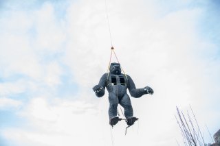 Le gorille du Botza s'est offert un transport de luxe entre son ancienne et sa nouvelle demeure.