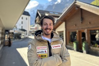 Lucas Richard, membre de l'équipe suisse de skicross