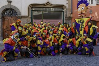 La guggen sédunoise Eksapette, composée d'une quarantaine de membres