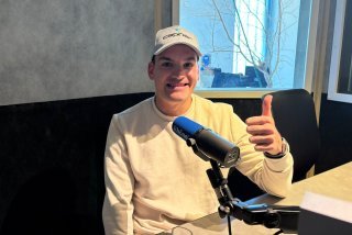 Théo Gmür de passage dans nos studios.