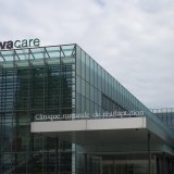 L'entrée de la Clinique romande de réadaptation, à Sion.