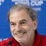 La sélection de Heinz Günthardt affrontera la Tchéquie en qualifications de la BJK Cup KEYSTONE/ANTHONY ANEX