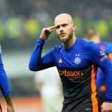 Federico Dimarco a marqué le 4e but de l'Inter contre Pise. KEYSTONE/AP/Luca Bruno