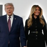 Les époux Trump ont assisté à la Premiere du film documentaire "Melania" à Washington. KEYSTONE/AP/Jose Luis Magana