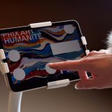 Le public a aussi pu voter parmi les artistes exposés ces derniers mois au Musée international de la Croix-Rouge et du Croissant-Rouge (MICR) à Genève. Zoé Aubry/MICR