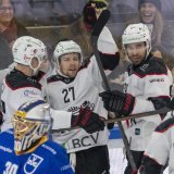 Les Lions vaudois ont remporté trois points importants en Suisse centrale. KEYSTONE/URS FLUEELER