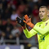 Le FC Sion d'Anthony Racioppi se déplace à Genève samedi KEYSTONE/SALVATORE DI NOLFI