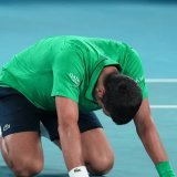 Novak Djokovic espère battre Alcaraz en finale à Melbourne KEYSTONE/AP/Dita Alangkara
