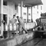 L'usine Nestlé d'Orbe (VD) est en activité depuis 1901. (Image d'archive, 1946) KEYSTONE/PHOTOPRESS-ARCHIV/WALTER STUDER