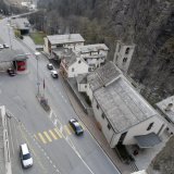 Deux femmes ont été interceptées lors de leur passage de la frontière, à Gondo (photo d'archives). KEYSTONE/OLIVIER MAIRE