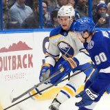 Janis Moser (à droite) est en pleine bourre avec Tampa Bay. KEYSTONE/AP/Chris O'Meara