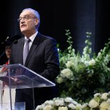 Guy Parmelin, ici lors de la cérémonie officielle d'hommage aux victimes de Crans-Montana