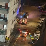 L'intervention est en cours à la rue de la Bourgeoisie, à Sion.