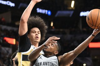 Kyshawn George a livré un match complet face aux Spurs KEYSTONE/AP/Billy Calzada