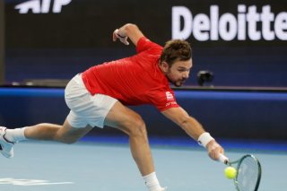 Stan Wawrinka est tombé sur plus fort que lui à Perth. KEYSTONE/EPA/RICHARD WAINWRIGHT
