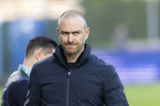 Alessandro Mangiarratti était l'entraîneur d'Yverdon lors de la dernière saison des Nord-Vaudois en Super League (archives). KEYSTONE/CYRIL ZINGARO