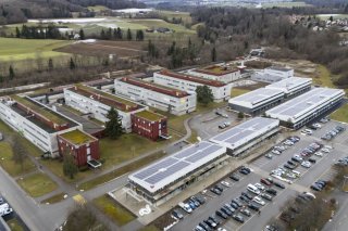 Trois quartiers de Marly (FR) sont intégrés au projet: Bel-Air, le Marly Innvation Center (à l'image) et l'écoquartier de l'Ancienne Papeterie. KEYSTONE/CYRIL ZINGARO