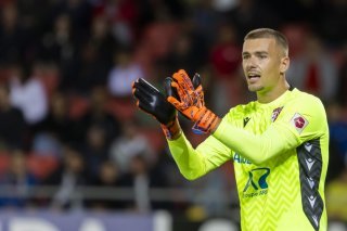 Le FC Sion d'Anthony Racioppi se déplace à Genève samedi KEYSTONE/SALVATORE DI NOLFI