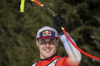 Franjo von Allmen est prêt à briller aux Jeux olympiques. KEYSTONE/ALESSANDRO DELLA VALLE