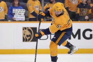 Josi a réussi 4 assists lundi face à St. Louis KEYSTONE/AP/GEORGE WALKER IV