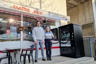 Selon Thierry et Madge Mévillot, cet automate est unique et installé pour satisfaire les passionnés