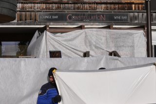 Le bar "Le Constellation" où a eu lieu la tragédie du Nouvel-an