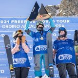 La Valaisanne Maude Besse (à droite) termine troisième