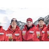 De g. à dr.: Daniel Yule, Ramon Zenhäusern, Justin Murisier, Luca Aerni et Loïc Meillard