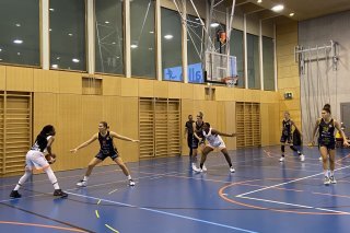 Hélios (en blanc) face au BBC Troistorrents