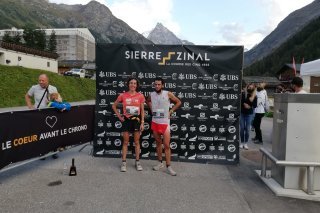 Maude Mathys et Kilian Jornet, reine et roi de Sierre-Zinal