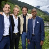 Massimo Cosentino, Barthélémy Constantin, Christian Constantin et Gelson Fernandes