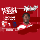 Homme du match Jared Khasa