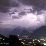 Les éclairs ont zébré le ciel valaisan ce jeudisoir