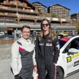 La copilote Charlène Greppin (à gauche) et la pilote Sarah Lattion