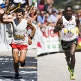 Kilian Jornet et Petro Mamu