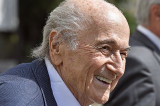 Sepp Blatter est visiblement apparu souriant et décontracté lundi devant le MPC.