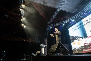 Jean-Pierre Pralong, directeur de Culture Valais lors du rendez-vous de la culture à la Foire du Valais 2021